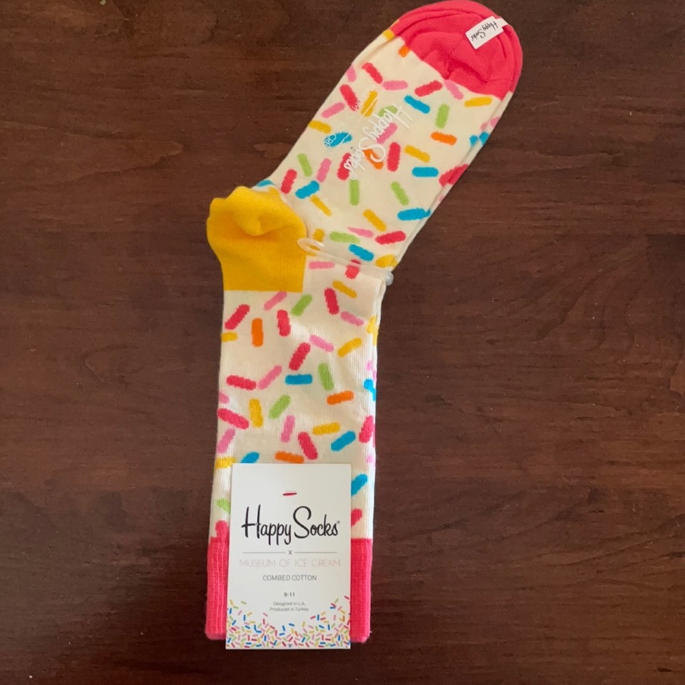 Museum of Ice Cream Sprinkle Socks NWT